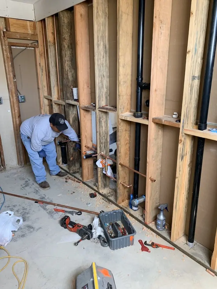 Commercial rough-in plumbing for Gas Line Repair in Dos Vientos